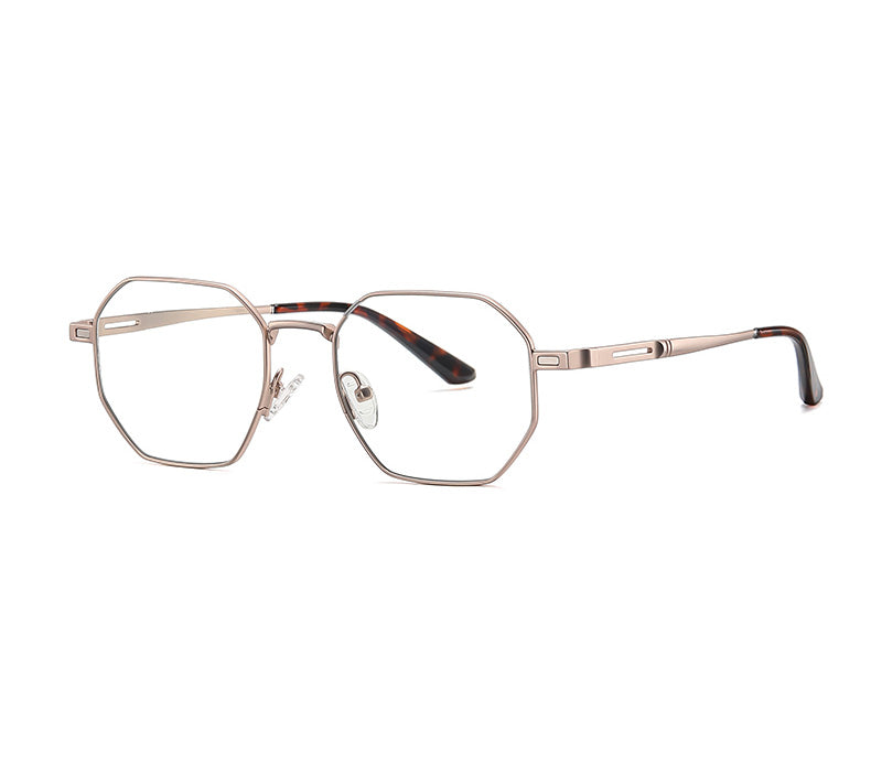 Half Gold Frame: 4-in-1 Magnetic Blue Light Glasses