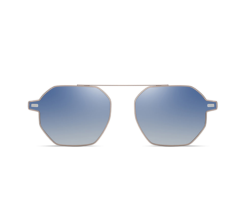 Half Gold Frame: 4-in-1 Magnetic Blue Light Glasses